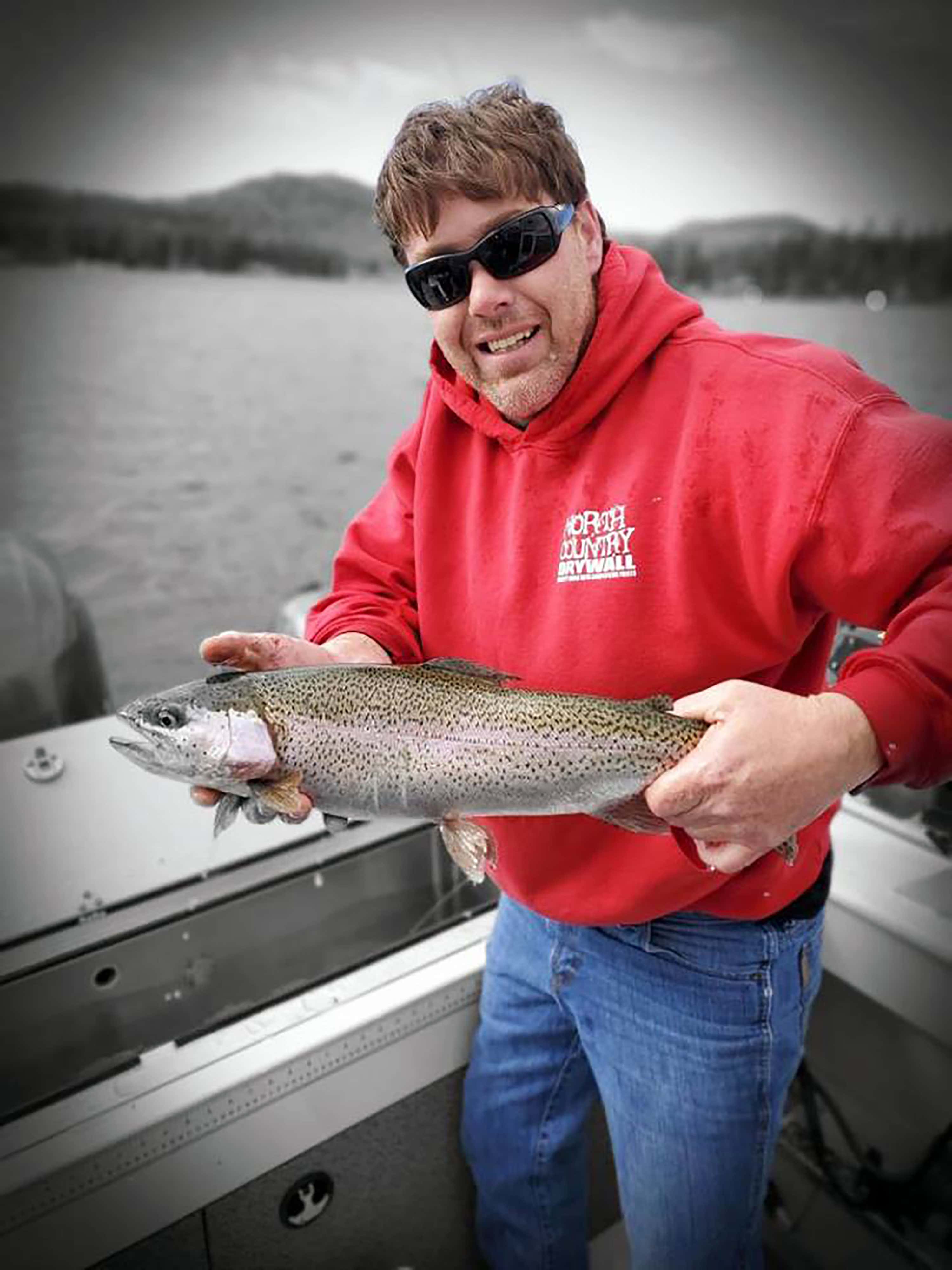 April 27, 2019 - Nathan Scolise - Granite Point Resort, Loon Lake - 22” 5 pound Rainbow Trout
